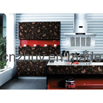 Hölzernes UV-Farbanstrich-Panel für Küchenschränke oder Schrank- und Schranktüren oder Türverkleidungen (ZH-C858)